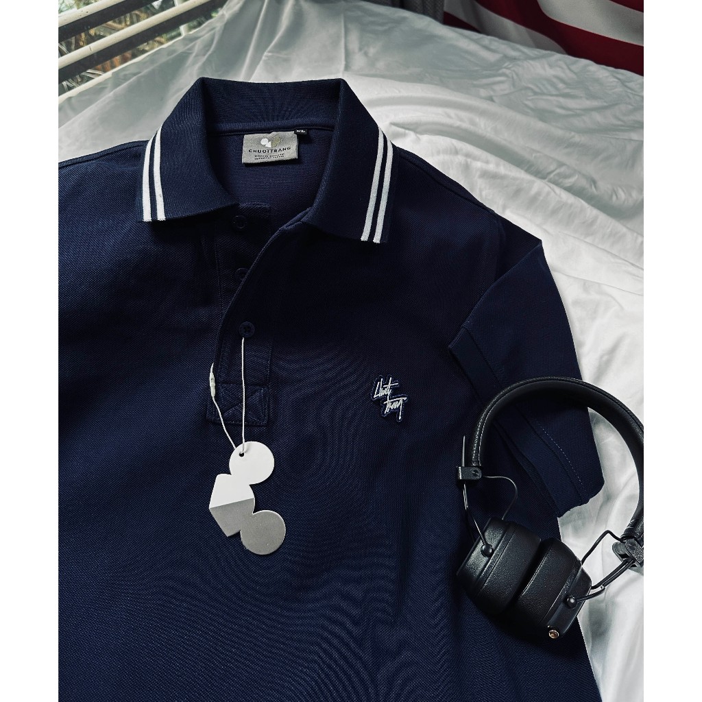 ÁO POLO sọc cổ CHUOT TRANG