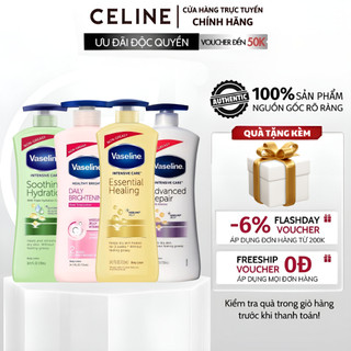 Sữa Dưỡng Thể Vaseline Dưỡng Ẩm Trắng Sáng Làm Dịu Mát, Kem Dưỡng Body Lotion Phù Hợp Cho Mọi Loại Da Bản Mỹ Chính Hãng