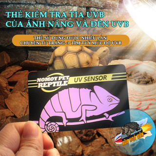 Thẻ đo uvb, thẻ test uvb chính hãng nomoy pet., thẻ đo tia uv xuyên khẩu trang