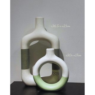 Bình gốm trang trí cắm hoa phong cách wabi, scandi, nordic. Hợp xu hướng thiết kế - Lios Home Decor- BINH140