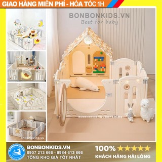 [LINK HỎA TỐCHN] Quây cũi nhựa cho bé VIP 2024 Quây lego, Quây gấu mặt trăng, Quây Moon House, White house, Quây cối gió