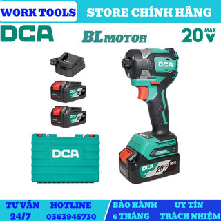 Dca máy siết vít không chổi than dùng pin 20v adpl208em