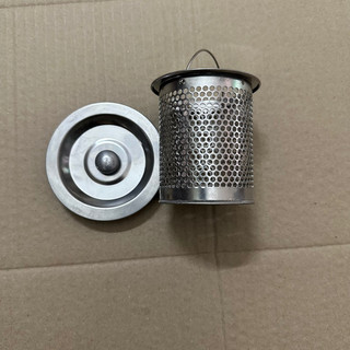 Bộ giỏ lọc và nắp chặn rác inox, chặn rác inox có quai