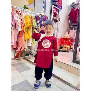 Set áo dài cách tân bé trai 80-130