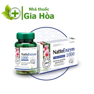 NattoEnzym 1000 - Viên uống tan cục máu đông, ngừa tai biến, nguyên liệu Nhật Bản (Dược Hậu Giang - DHG Pharma)