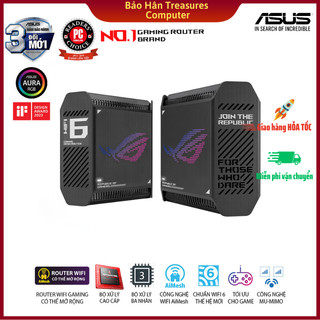 Hệ thống mesh wifi6 asus router rog rapture gt6 - hàng chính hãng