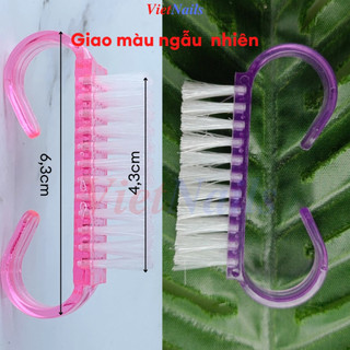 Cọ Vệ Sinh Móng Đầu Tròn Cán Dài  - Cọ Chà Móng Tay, Móng Chân