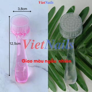 Cọ Vệ Sinh Móng Đầu Tròn Cán Dài  - Cọ Chà Móng Tay, Móng Chân