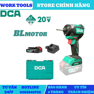 Dca máy siết vít không chổi than dùng pin 20v adpl208adm