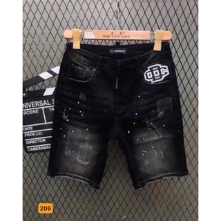 Quần short jean nam đen rách cao cấp - chất liệu bò co giãn tốt ( Hàng chuẩn shop) Lady-Hn Store88 KV01