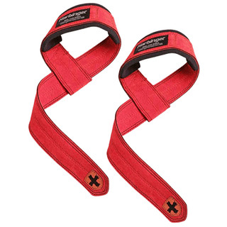 Dây Kéo Lưng Harbinger Padded Leather Lifting Straps – Đỏ