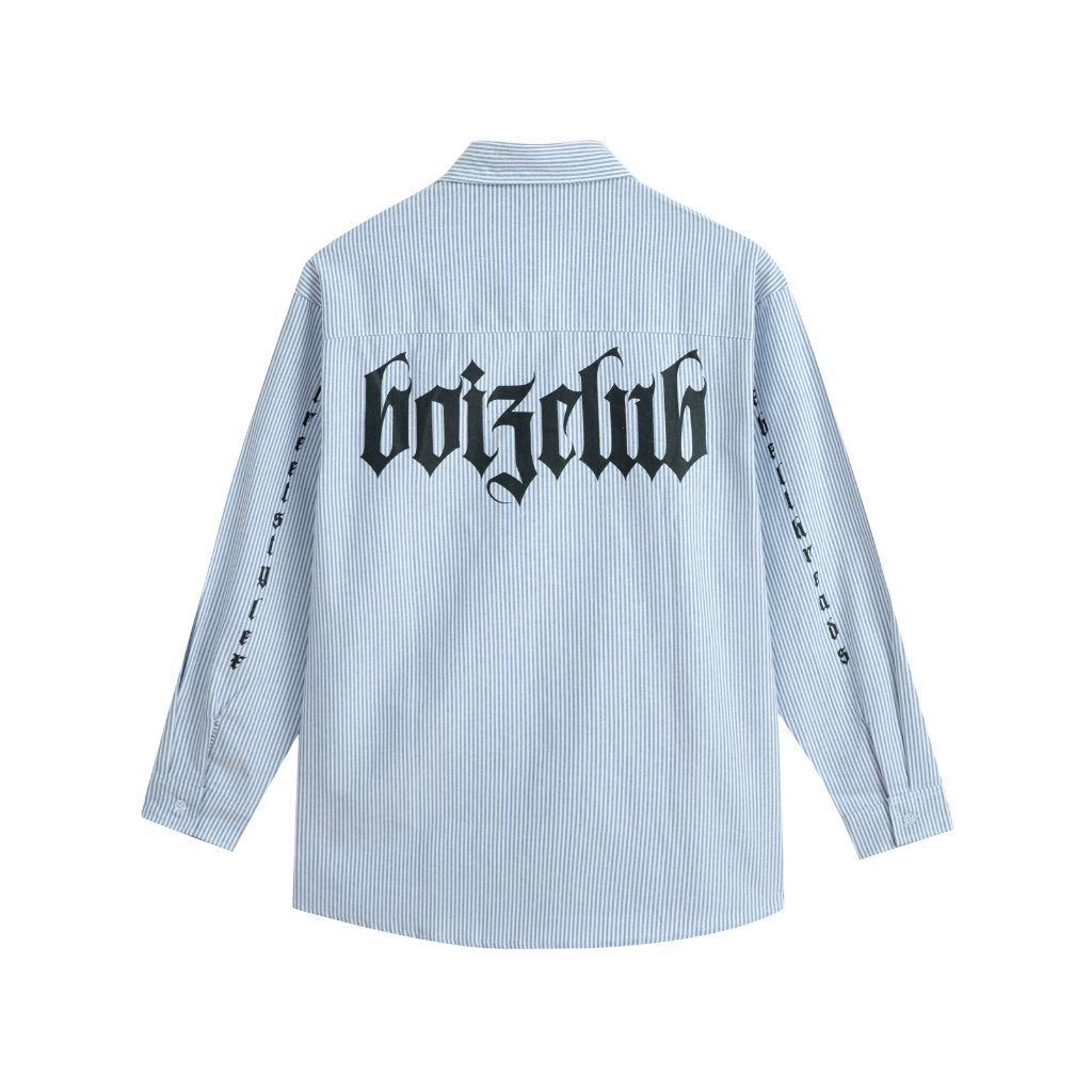 Áo Sơ Mi Kẻ Sọc Dài Tay Boiz CLUB Form Rộng Nam Nữ Unisex Vải Cotton Lụa Cao Cấp Mẫu Hot 2024 | BigBuy360 - bigbuy360.vn