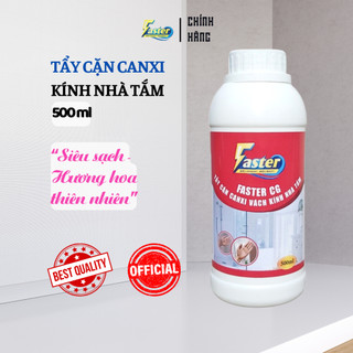 Tẩy cặn canxi làm ố mờ kính nhà tắm, hương hoa thiên nhiên, Faster CG 500ml