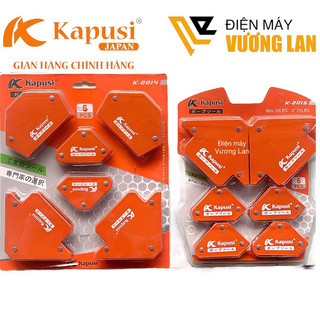 Bộ 6 ke góc nam châm vĩnh cửu Kapusi Japan hợp kim siêu bền cứng và nam châm vĩnh cữu