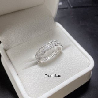 Nhẫn nữ bạc thật nhẫn full đá sáng đẹp cho chị em