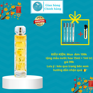 Nước hoa nữ Scarlet chính hãng thơm lâu - Singapore - Jolie Dion 80ml- quà tặng noel, sinh nhật