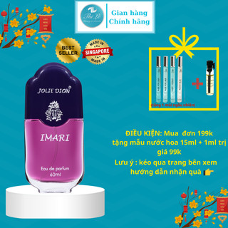 Nước hoa nữ imari chính hãng thơm lâu,Singapore - Jolie Dion (Eau De Parfum ) 60ml- có giá sỉ tốt