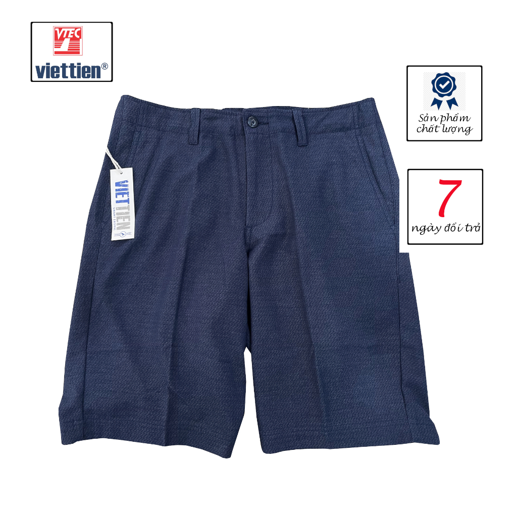 VIETTIEN - QUẦN SHORT NAM (MÀU XANH NAVY) 6S8030