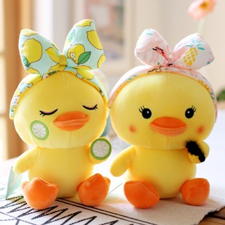 Gấu Bông Vịt Vàng Trang Điểm Đáng Yêu - Vịt Con Xấu Xí Makeup Cực Cute Cho Bé