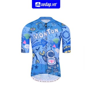  Áo Thun Đạp Xe Thể Thao Tay Ngắn Nam MONTON Lifestyle Robots Men Cycling Short Sleeve Jersey
