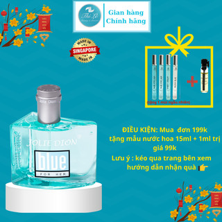 Nước hoa(Dầu thơm) Blue  nữ chính hãng thơm lâu,hương dịu nhẹ- Blue Singapore  - Jolie Dion- EDP 60ml - có giá sỉ tốt
