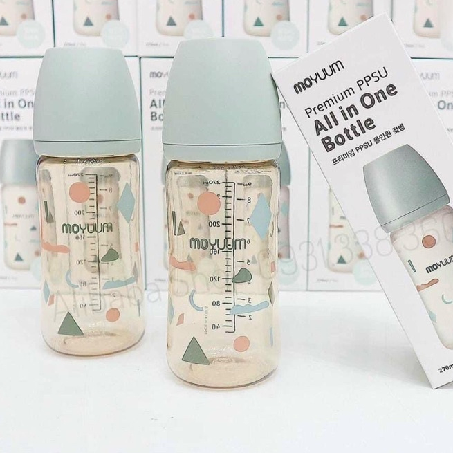 [⚡Flash sale] Bình sữa Moyuum Hàn Quốc Cloud, Mây, Limited 170ml/270ml