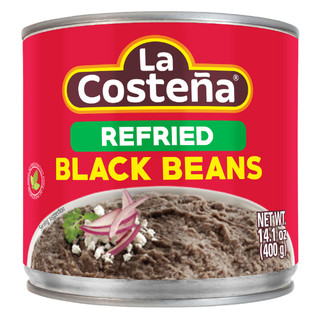 Đậu đen nghiền La Costena Refried Black Beans Mexican , Lon 400g