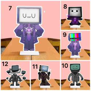 Standee titan tv man skibidi toilet / tượng để bàn titan tv man game skibidi toilet