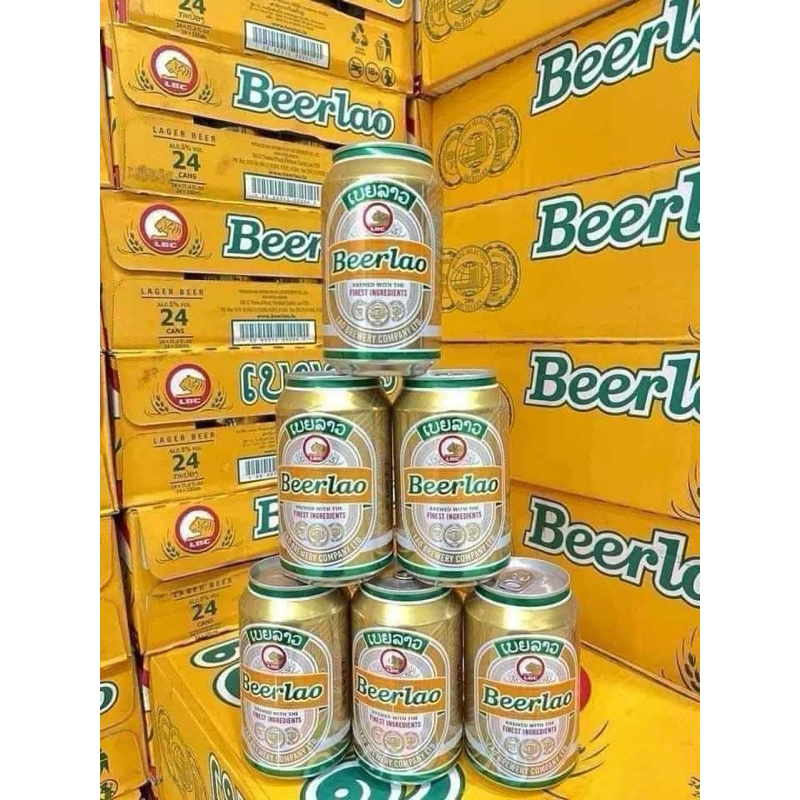 Bia nhập khẩu nhà máy của Lào