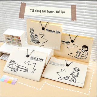 Túi đựng tài liệu tệp đựng tài liệu nhiều ngăn kẹp file túi đựng tài liệu A4 phụ kiện văn phòng phẩm HAPPI