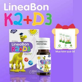 (chính hãng - date 2025)(ib chọn quà) LineaBon vitamin D3 K2 10ml - Vitamin tăng chiều cao cho bé chính hãng