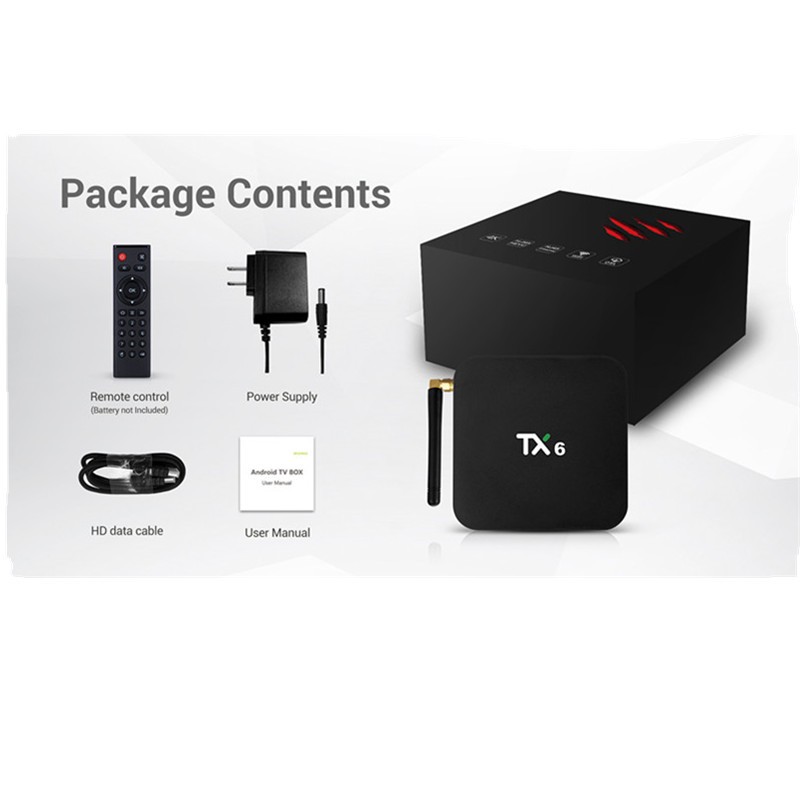 Android Tv Box TX6 Ram 4GB-32GB Giọng Nói, Mạnh X2 TX3 Mini Sẵn 300 Kênh Miễn Phí, Youtube Không Quảng Cáo