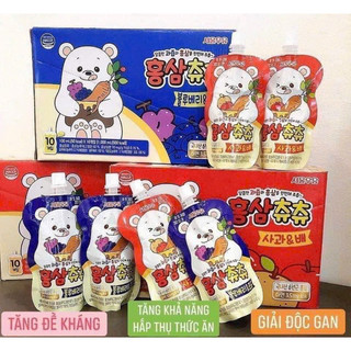 Nước hồng sâm chuchu hàn quốc giúp bé ăn ngon,ngủ ngon