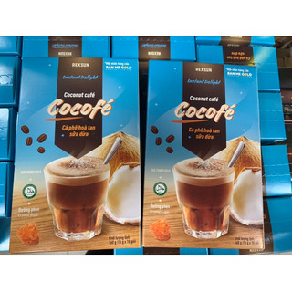 CÀ PHÊ HOÀ TAN SỮA DỪA INSTANT DELIGHT COCOFE TÚI 480G REXSUN