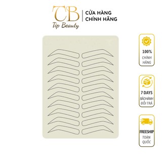 Da trơn - Da ít bột tập xăm có hình lông mày - Dcpxhoanganh
