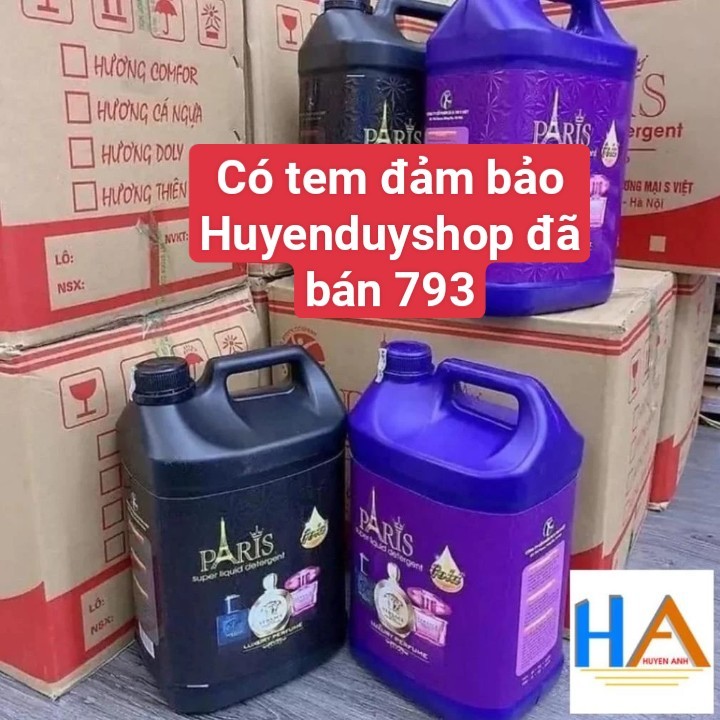 NƯỚC GIẶT HƯƠNG NƯỚC HOA PARIS 50000ML (có tem bảo hành)