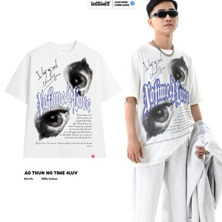 Áo thun nam nữ unisex tay lỡ form rộng Ủn Ủn Meo Meo® Đôi mắt