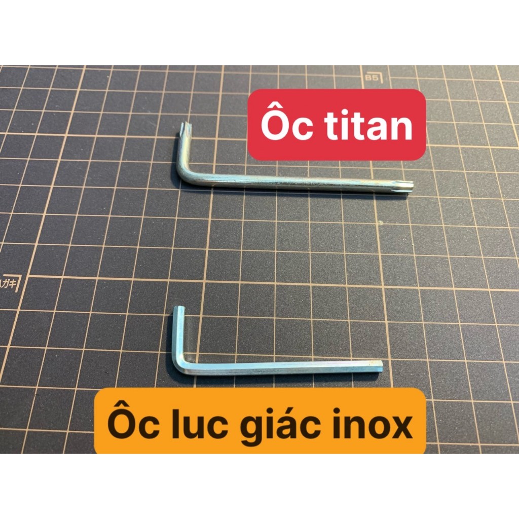 vít vặn lục giác và vít vặn ôc titan