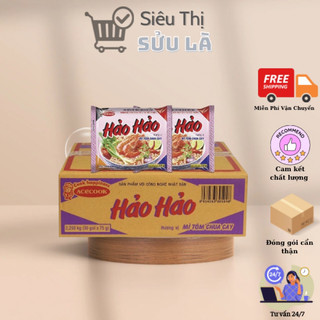 Thùng mì hảo hảo vị tôm chua cay 75g x 30 gói acecook