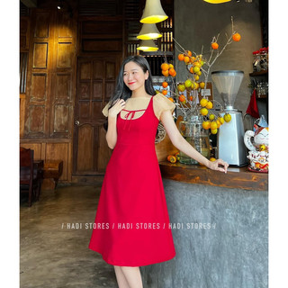 Đầm tiệc đen phối tay ngực lưới - Mẫn