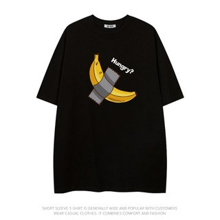 Áo Thun Cotton Tay Lỡ Form Rộng Nam Nữ Unisex - Banana