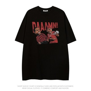 Áo Thun Cotton Tay Lỡ Form Rộng Nam Nữ Unisex - DAAAMN