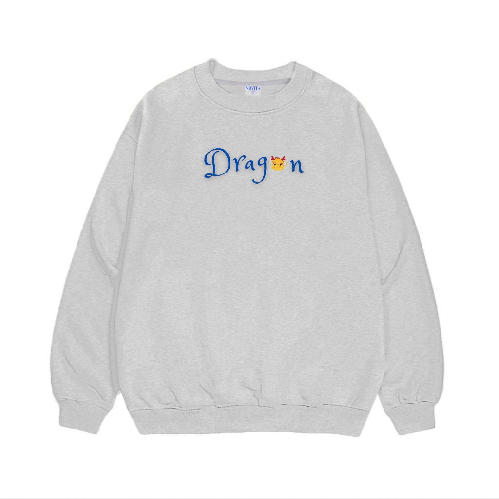 Áo Sweater Novita Dragon Nỉ Lót Lông Basic