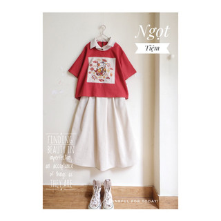 chân váy linen