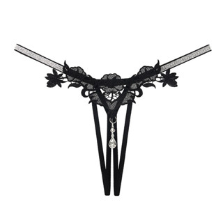 Quần lót ren lọt khe đính hạt xẻ đáy 2309