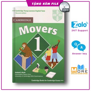 In màu 9 quyển Cambridge English Movers 2017 có audio