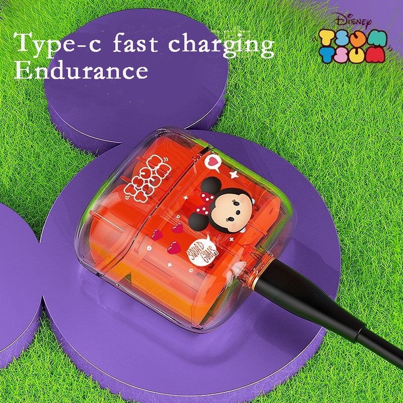 Tai Nghe Bluetooth 5.3 Lenovo Disney DB1 Tsumtsum - Chống thấm nước - Khử ồn - Âm thanh HIFI Stereo