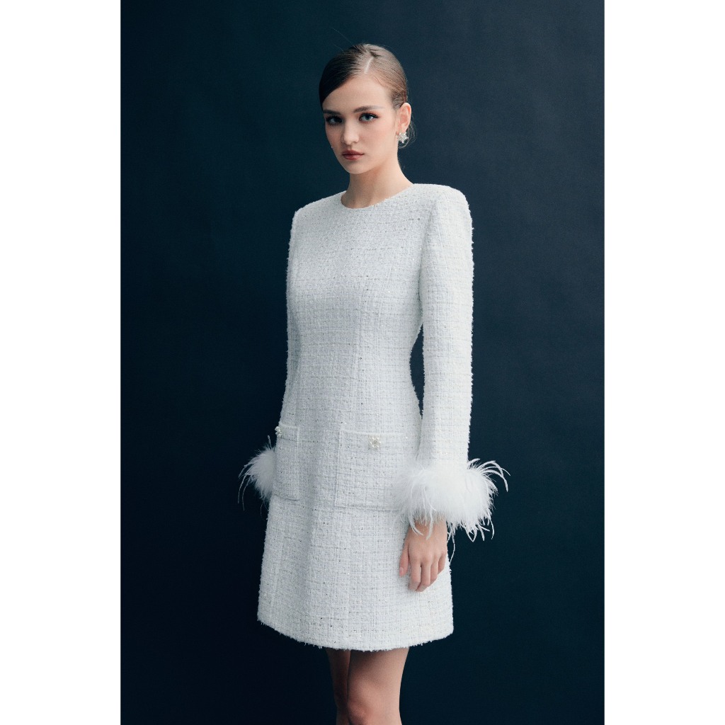 [Corentin] Đầm Tweed lấp lánh Ella Dress