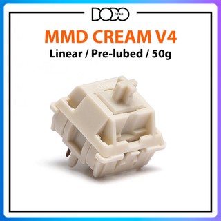 Switch mmd cream v4 5 pin linear 50g công tắc bàn phím switch mmd cream v4 dodo gear