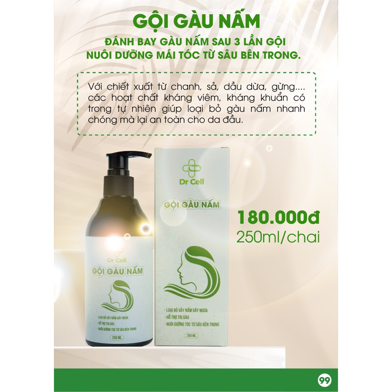 Dầu Gội Gàu Nấm DR CELL 250ml